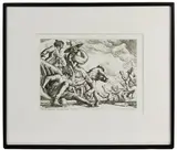 Paul Cadmus, Aspects of Suburban Life: Polo Spill, Etching