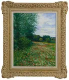 Charles Neal, Poppies and Chamomile..., Oil on Panel
