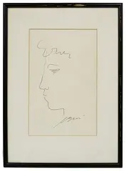 Untitled by Hans Erni, Ink on Paper, offered Sep 2020