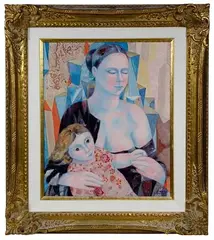 Untitled by Jacques Borei, Oil on Canvas, offered Sep 2020