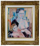 Untitled by Jacques Borei, Oil on Canvas, offered Sep 2020