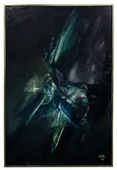 Orilla del Agua by Manuel Viola, Oil on Canvas, offered Sep 2020