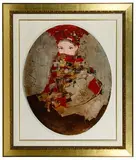 Richard Burlet, Discreet, Oil and Collage on Panel