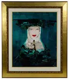 Richard Burlet, Venetian Smile, Mixed Media on Canvas