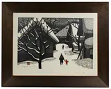 Kiyoshi Saitō, Winter in Aziu (II)