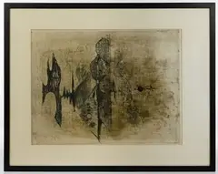 Johnny Friedlander, Paysage, Etching