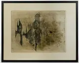 Johnny Friedlander, Paysage, Etching