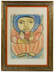 Mutter by Nan Cuz-Schafer, Lithograph, offered Sep 2020