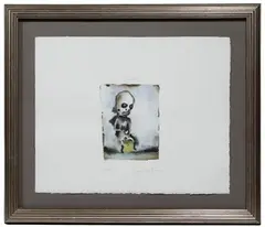 Fred Stonehouse, Secret, Watercolor on Paper