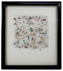 Mary Bero, New Formula II, Mixed Media Work
