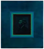 Jules Hutzel by René Santos, Oil and Encaustic on Linen, offered Aug 2020