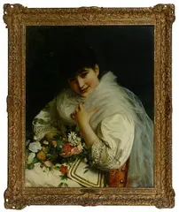 Tito Conti, The Bride, Oil on Canvas