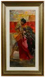 Bull Fighter by Mario Agostinelli, Oil on Board, offered Aug 2020