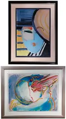 Deco Lady by Peter Max, Lithograph, offered Aug 2020