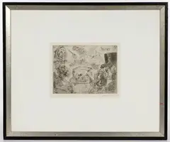 Musiciens Fantastique by James Ensor, Etching, offered Jul 2020