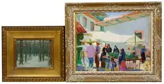 Untitled by Donald Louis Ruf, Oil on Canvas, offered Jul 2020
