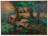 Top of the Dalles by Jean Devaud, Oil on Canvas, offered Jul 2020