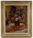 Béla Czóbel, Grand Bouquet, Oil on Canvas