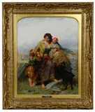 James John Hill, Harvest Children, Oil on Canvas