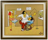 A Mouthful by Xavier Cugat, Serigraph on Canvas, offered Jul 2020