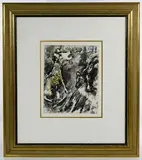 Marc Chagall, The Fontaine Fables, Etching