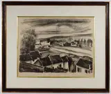 Maurice de Vlaminck, La Vallee de Nesles, Lithograph