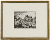 The Arrival of the Magi by Simon Frisius, Etching, offered Jul 2020