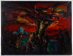 Edith Bry, Requiem, Oil on Canvas