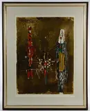 Johnny Friedlander, Colored, Etching