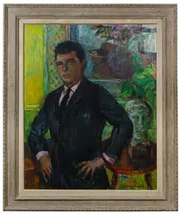 Untitled by William Barnett, Oil on Canvas, offered May 2020