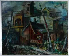 Untitled by Abraham S. Weiner, Oil on Canvas, offered Feb 2020