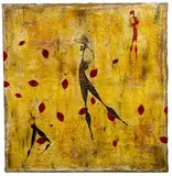 Untitled by Roberto Fantini, Oil on Burlap, offered Feb 2020