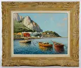 Guido Odierna, Capri, Oil on Canvas