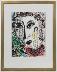 Apparition at the Circus by Marc Chagall, Lithograph, offered Jan 2020