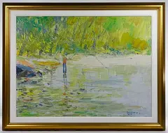 Untitled by Italo Botti, Oil on Canvas, offered Dec 2019