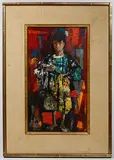 Mário Agostinelli, Untitled, Mixed Media Oil on Board