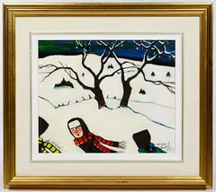 La Rentree by Norman Hudon, Acrylic on Board, offered Dec 2019