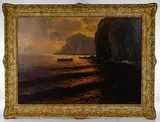 Guido Odierna, Capri, Oil on Canvas