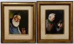 Untitled by Fritz Muller, Oil on Masonite, offered Dec 2019