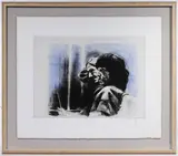 Ronnie Wood, Charlie & Mick Relaxing, Etching
