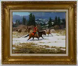 Paul Abram Jr., Rendezvous Trek, Oil on Canvas