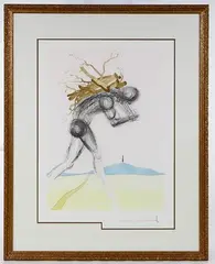 Issachar by Salvador Dalí, Drypoint Etching, offered Nov 2019