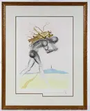 Issachar by Salvador Dalí, Drypoint Etching, offered Nov 2019