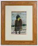 Untitled by Nikifor Krynicki, Watercolor on Paper, offered Oct 2019