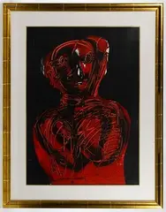 Untitled by Guillermo Ceniceros, Acrylic and Ink on Paper, offered Oct 2019