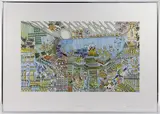 Stanley Tigerman, â€œCareer, Collage” Lithograph
