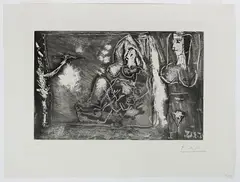 Dans l'Atelier by Pablo Picasso, Aquatint and Drypoint, offered Sep 2019