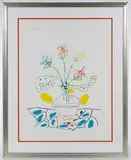 Vase with Flowers by Pablo Picasso, Lithograph, offered Sep 2019
