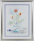 Flowers for UCLA by Pablo Picasso, Lithograph, offered Sep 2019
