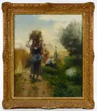 Untitled by Georges Francois Laugee, Oil on canvas, offered Aug 2019